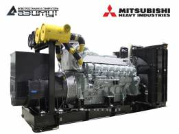 Дизельная электростанция 1200 кВт Mitsubishi-SME (Китай) АД-1200С-Т400-2РМ8C с АВР