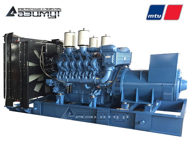 Дизель генератор 1300 кВт MTU АД-1300С-Т400-1РМ27
