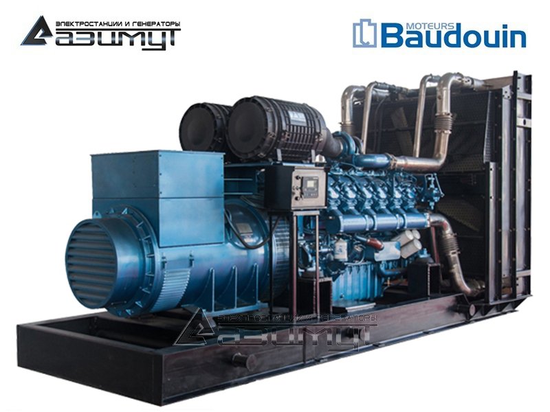 Дизель генератор 1400 кВт Baudouin Moteurs АД-1400С-Т400-1РМ9