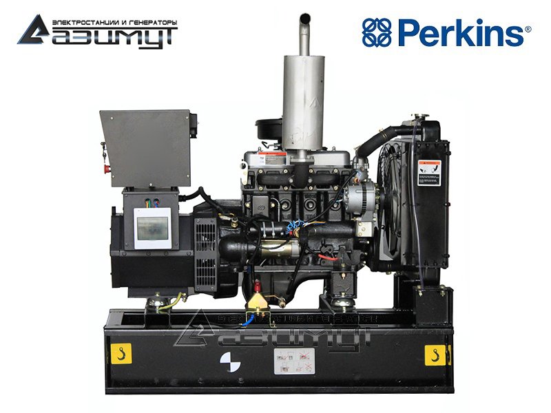 Трехфазный дизельный генератор 15 кВт Perkins АД-15С-Т400-2РМ18 с автозапуском (АВР)