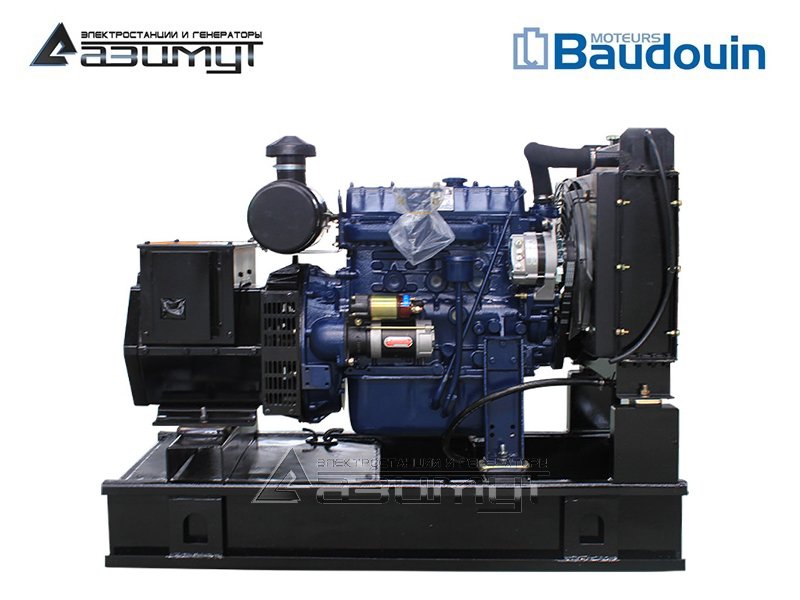 Трехфазный дизельный генератор 15 кВт Baudouin Moteurs АД-15С-Т400-2РМ9 с автозапуском (АВР)