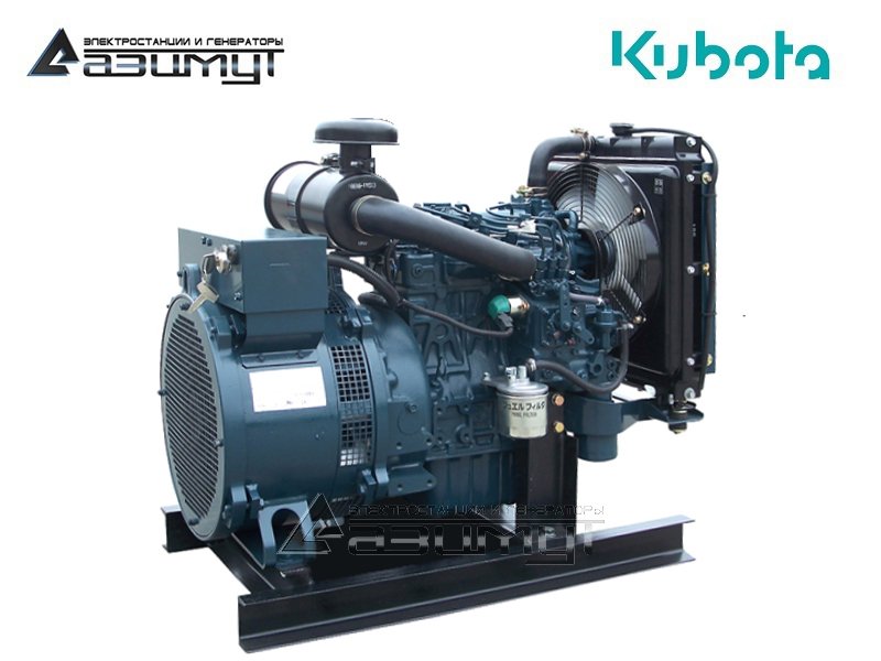 Трехфазный дизель генератор 15 кВт Kubota АД-15С-Т400-1РМ29