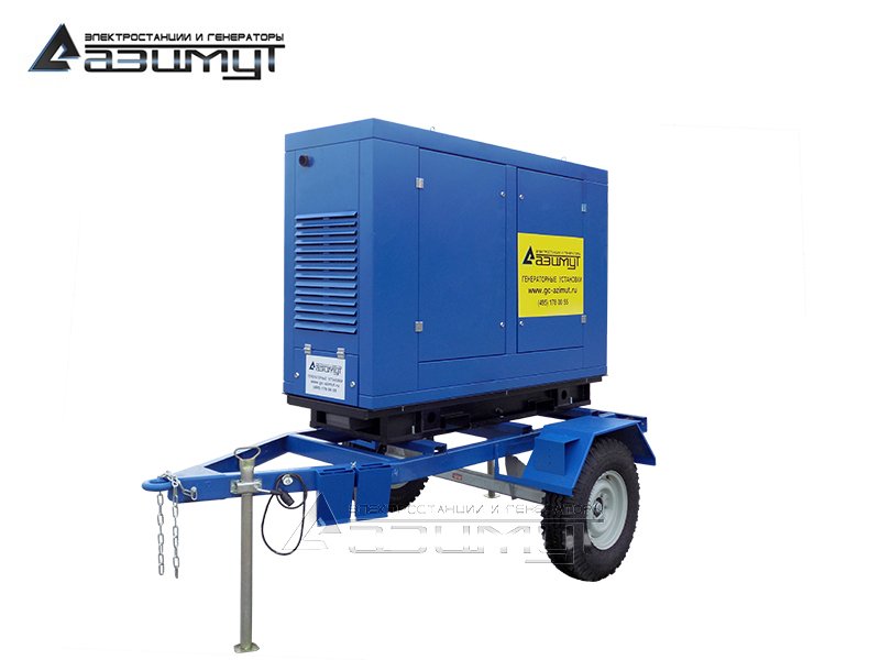 Электростанция передвижная дизельная ЭД-15-Т400-2РКМ50 SDEC мощностью ...
