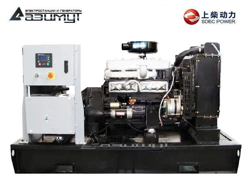 Дизельный генератор АД-15С-Т400-2РМ50 SDEC мощностью 15 кВт (380 В) открытого исполнения с автозапуском (АВР)