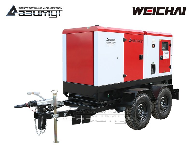 Передвижная дизельная электростанция 150 кВт Weichai ЭД-150-Т400-1РКМ7