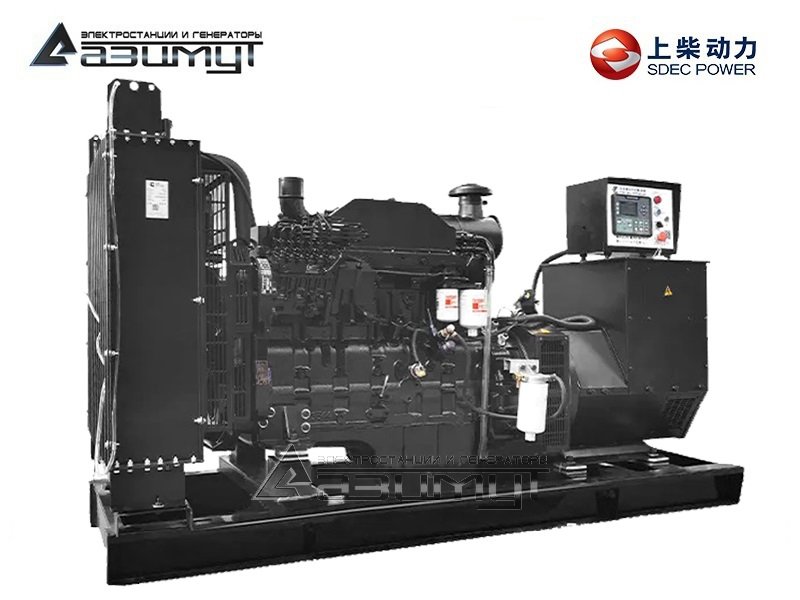 Дизельный генератор АД-150С-Т400-1РМ5 SDEC мощностью 150 кВт (380 В) открытого исполнения