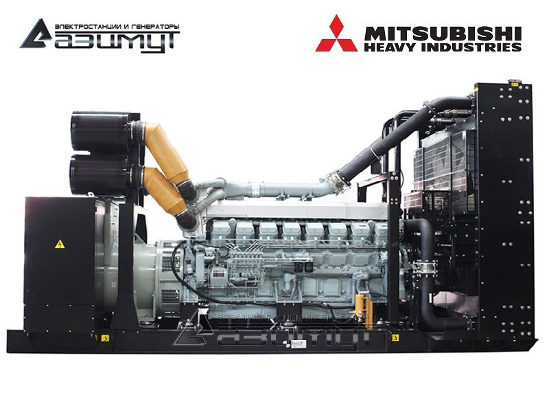 Дизель генератор 1500 кВт Mitsubishi-SME АД-1500С-Т400-1РМ8C