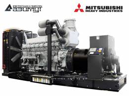 Дизель генератор 1500 кВт Mitsubishi АД-1500С-Т400-1РМ8