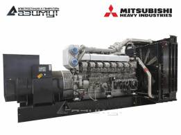 Дизельная электростанция 1500 кВт Mitsubishi-SME АД-1500С-Т400-2РМ8C с АВР