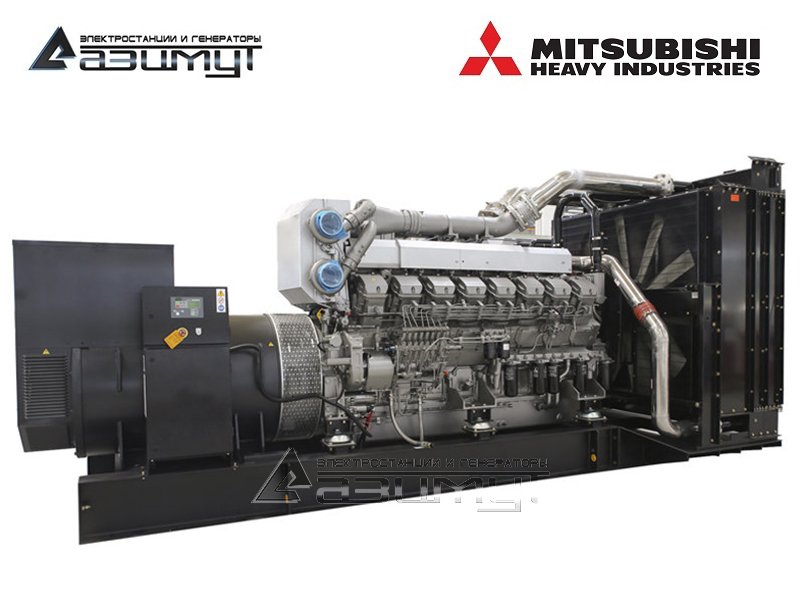 Дизельная электростанция 1500 кВт Mitsubishi-SME АД-1500С-Т400-2РМ8C с АВР