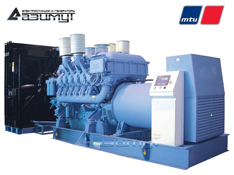 Дизель генератор 1600 кВт MTU АД-1600С-Т400-1РМ27