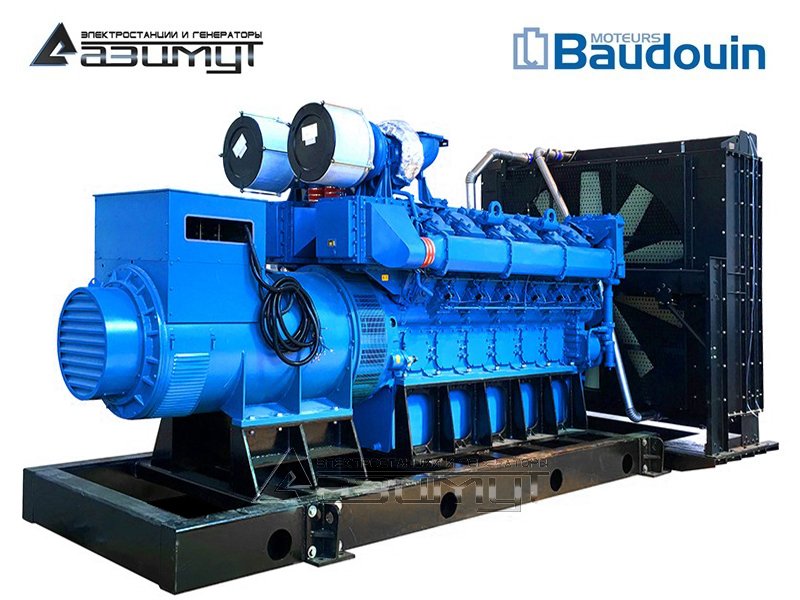 Дизель генератор 1600 кВт Baudouin Moteurs АД-1600С-Т400-1RM9