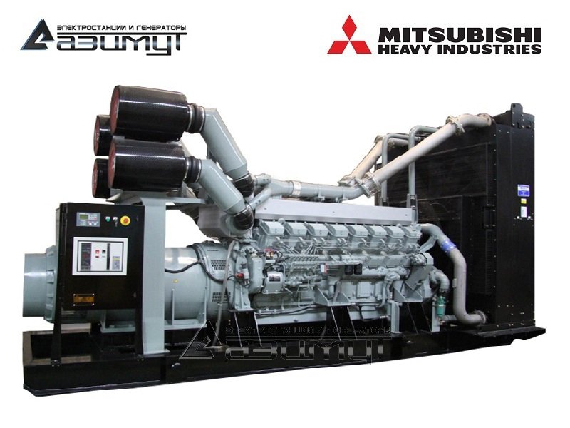 Дизельная электростанция 1600 кВт Mitsubishi-SME АД-1600С-Т400-2РМ8C с АВР