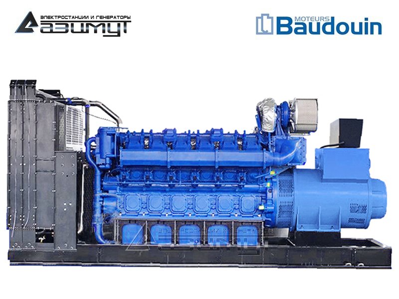 Дизельная электростанция 1600 кВт Baudouin Moteurs АД-1600С-Т400-2RM9 с АВР