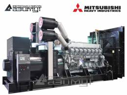 Дизельная электростанция 1800 кВт Mitsubishi АД-1800С-Т400-2РМ8 с АВР