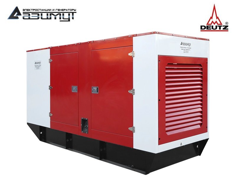 Дизельный генератор 200 кВт Deutz (Китай) в кожухе, АД-200С-Т400-1РКМ6C