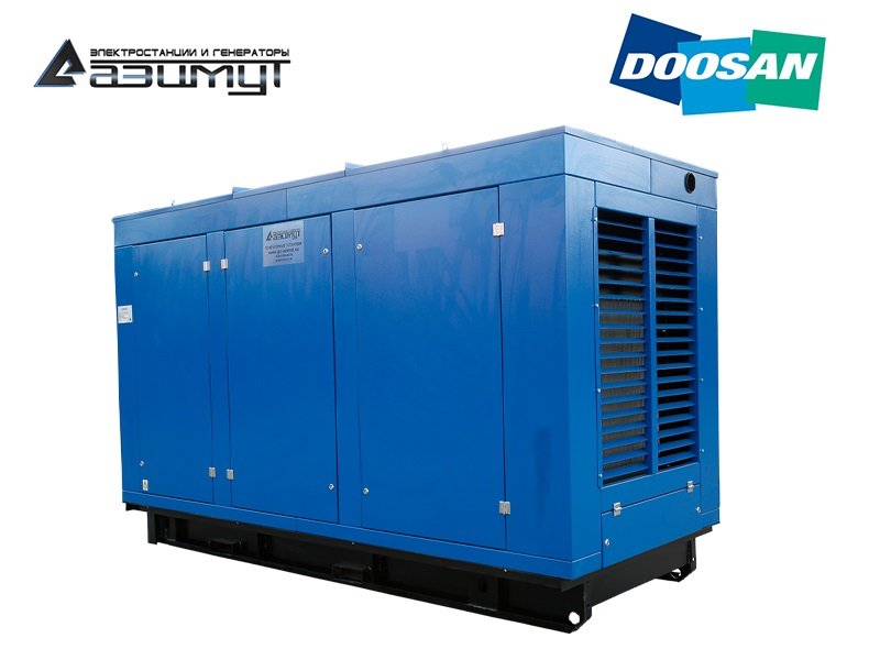 Дизельный генератор 200 кВт Doosan под капотом с АВР АД-200С-Т400-2РПМ17