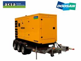 Передвижная дизельная электростанция 200 кВт AKSA AD275 на шасси