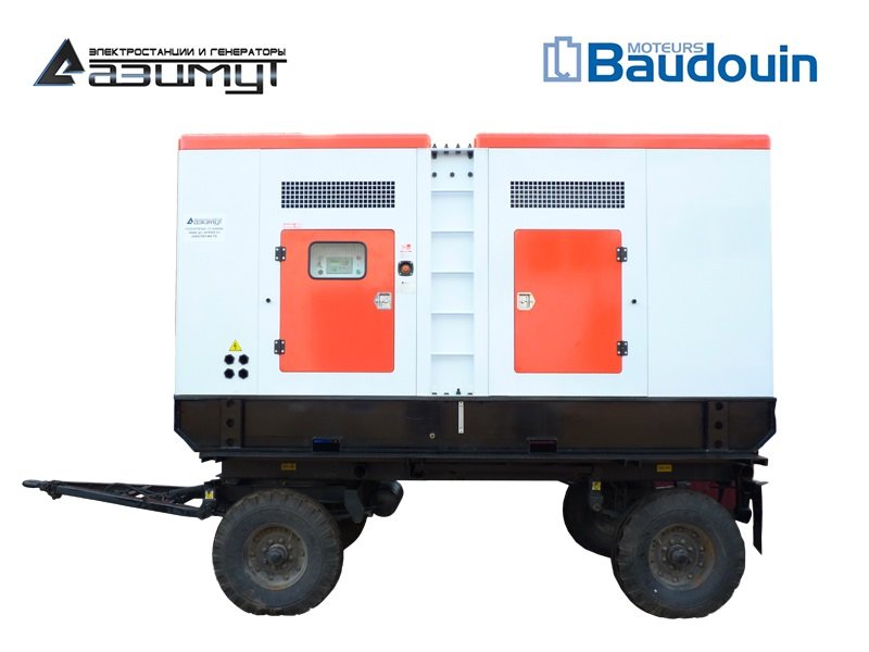 Передвижная дизельная электростанция 200 кВт Baudouin Moteurs с АВР ЭД-200-Т400-2РКМ9