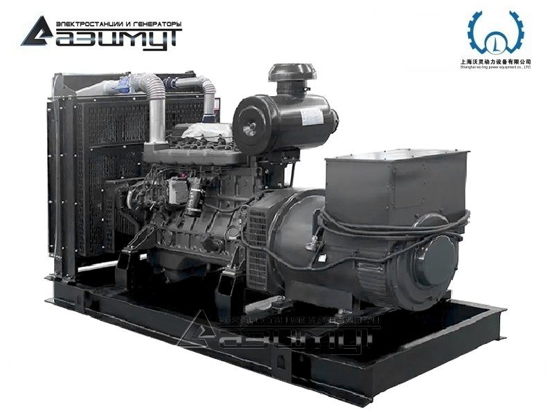 Дизельный генератор АД-200С-Т400-2РМ13 Woling мощностью 200 кВт открытого исполнения с автозапуском (АВР)