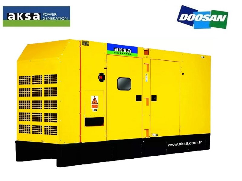 Дизельный генератор 240 кВт AKSA AD330 в кожухе