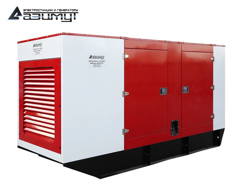 Дизельный генератор АД-250С-Т400-1РКМ160 Shangyan мощностью 250 кВт в кожухе