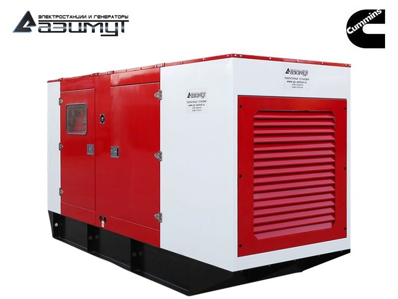 Дизель генератор 250 кВт Cummins (Индия) в кожухе, АД-250С-Т400-1РКМ15IN