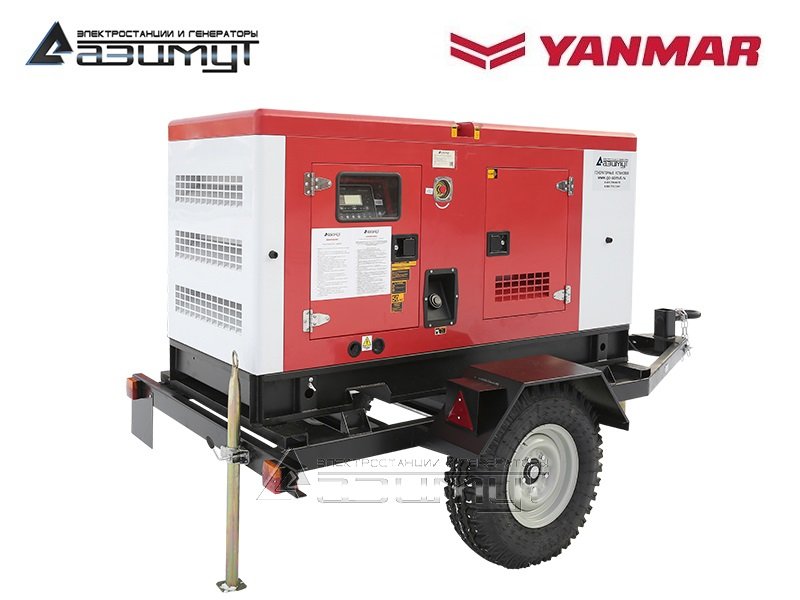 Передвижная дизельная электростанция 30 кВт Yanmar ЭД-30-Т400-1РКЯ