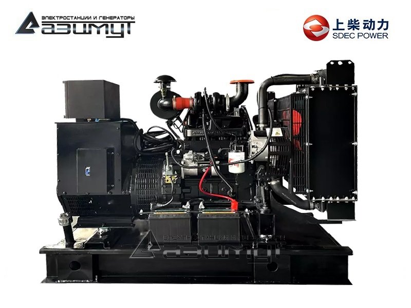 Дизельный генератор АД-30С-Т400-2РМ50 SDEC мощностью 30 кВт (380 В) открытого исполнения с автозапуском (АВР)