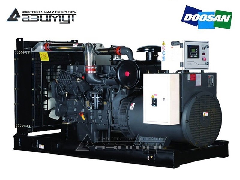 Дизельный генератор 300 кВт Doosan АД-300С-Т400-2РМ17 с АВР
