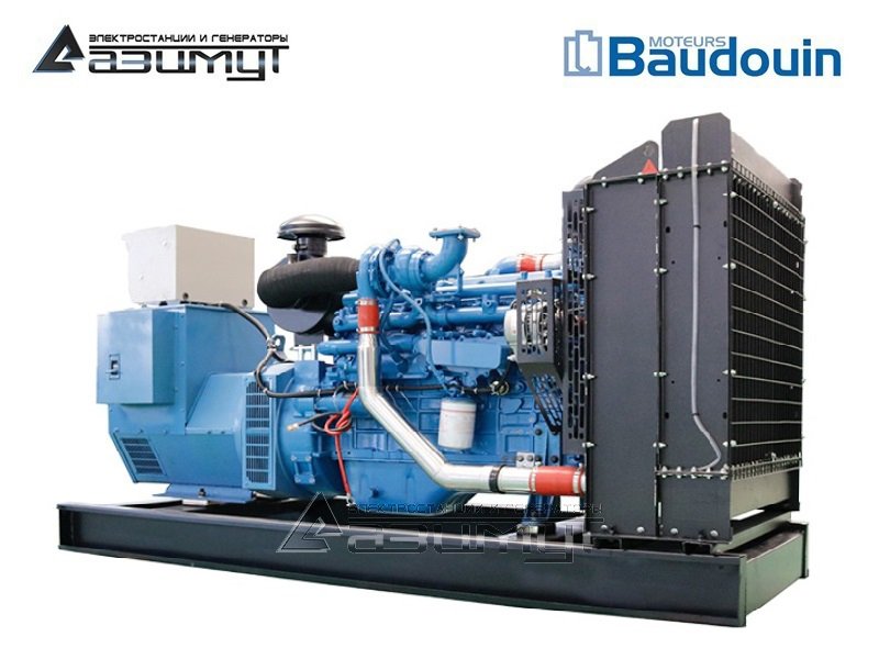 Дизельный генератор 300 кВт Baudouin Moteurs АД-300С-Т400-2РМ9 с автозапуском (АВР)