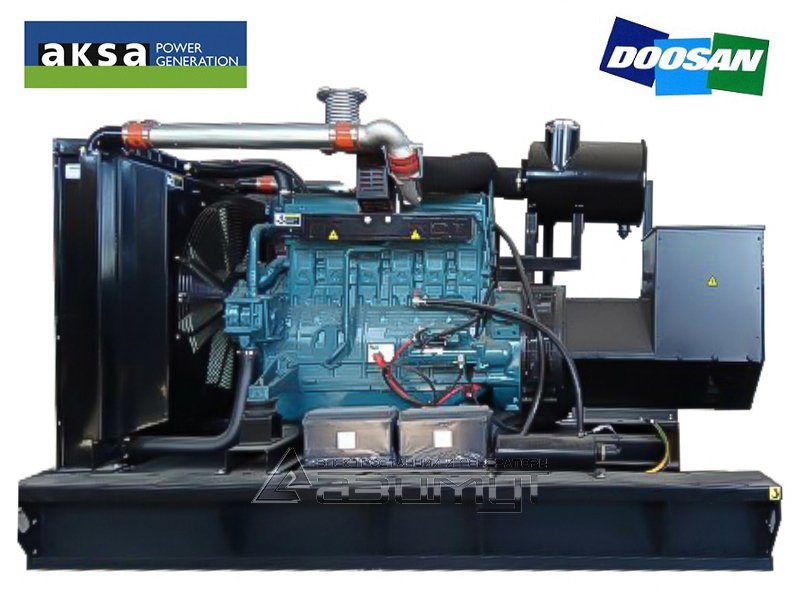 Дизель генератор AKSA AD410 (Doosan) мощностью 300 кВт с АВР