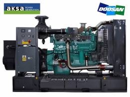 Дизельный генератор AKSA AD410 (Doosan) мощностью 300 кВт