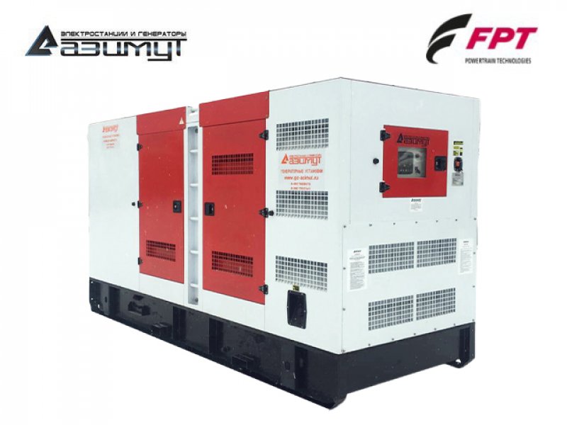 Дизельный генератор 300 кВт FPT (Iveco) в кожухе АД-300С-Т400-1РКМ20
