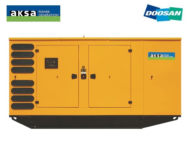 Дизельный генератор AKSA AD410 - Doosan в кожухе
