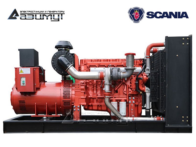 Дизельный генератор 350 кВт Scania АД-350С-Т400-2РМ22 с АВР