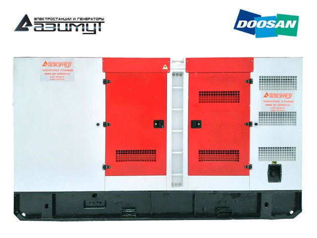 Дизельный генератор 360 кВт в кожухе Doosan АД-360С-Т400-1РКМ17
