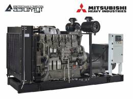 Дизельный генератор 400 кВт Mitsubishi АД-400С-Т400-1РМ8