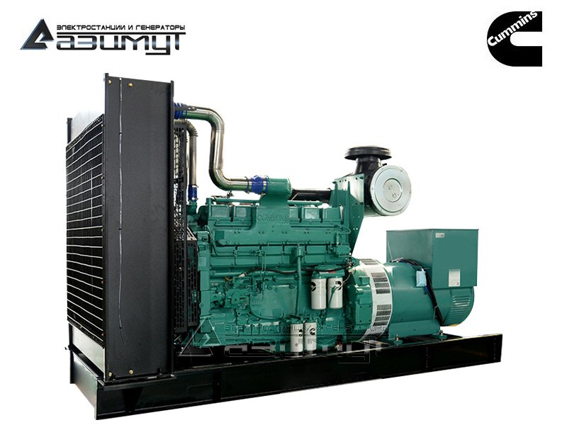 Дизельный генератор 400 кВт Cummins - CCEC (Китай) АД-400С-Т400-2РМ15 с АВР