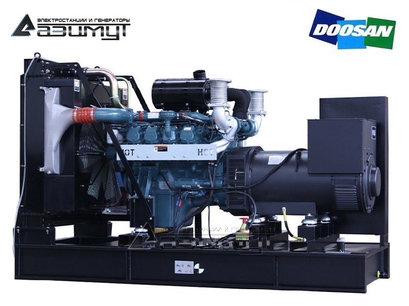 Дизельный генератор 400 кВт Doosan АД-400С-Т400-2РМ17 с АВР