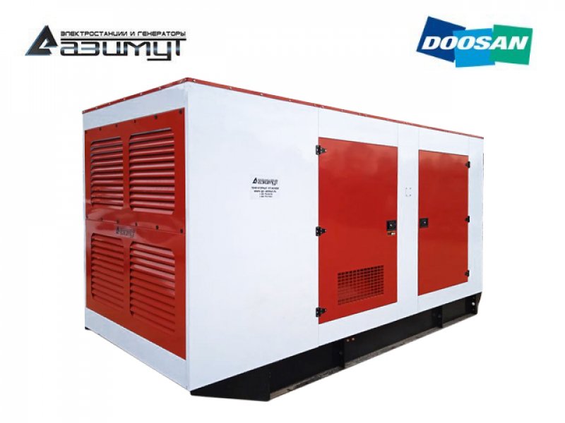 Дизельный генератор 420 кВт Doosan в кожухе АД-420С-Т400-1РКМ17