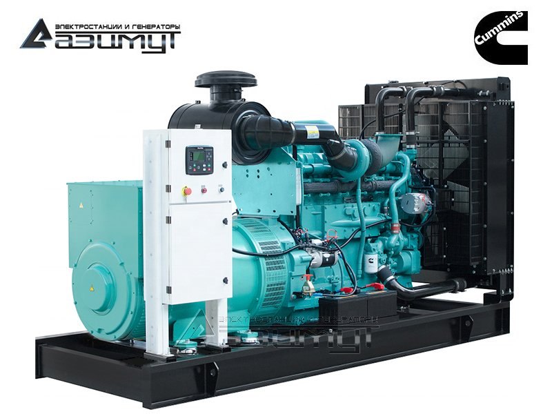Дизельный генератор 420 кВт Cummins - CCEC (Китай) АД-420С-Т400-2РМ15 с АВР