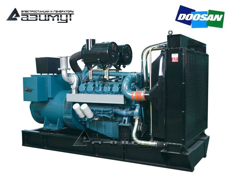 Дизельный генератор 450 кВт Doosan АД-450С-Т400-2РМ17 с АВР