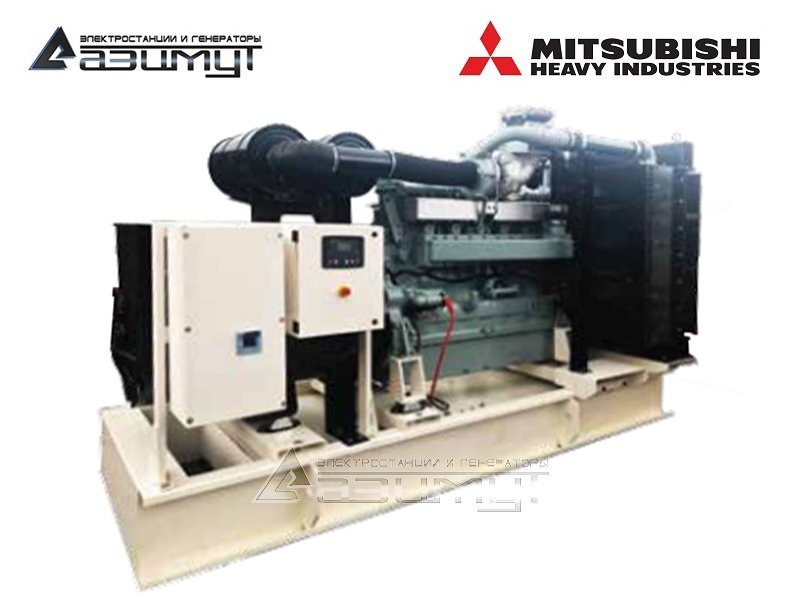 Дизель генератор 450 кВт Mitsubishi АД-450С-Т400-2РМ8 с АВР