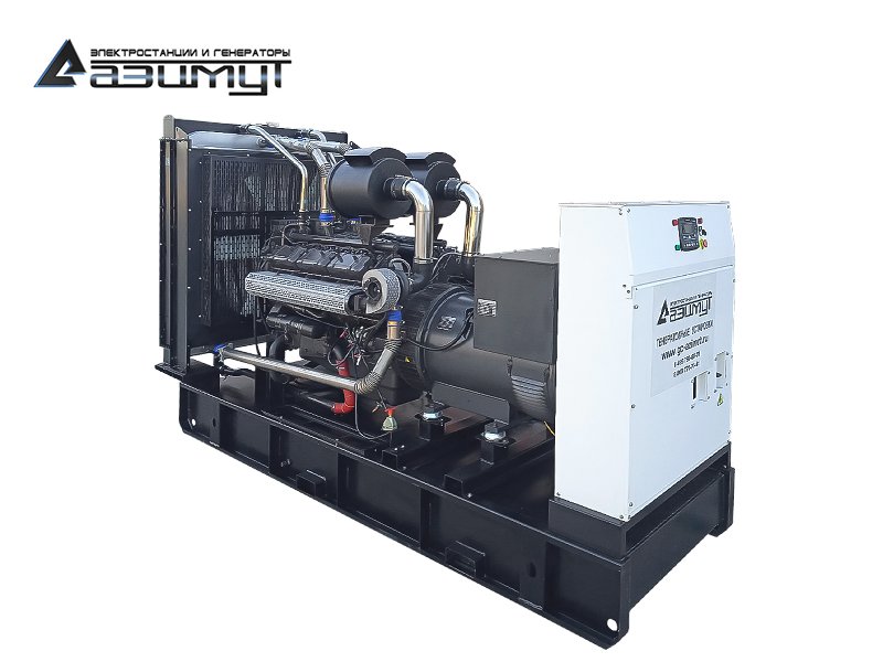 Дизельный генератор АД-450С-Т400-2РМ13 Woling мощностью 450 кВт открытого исполнения с автозапуском (АВР)
