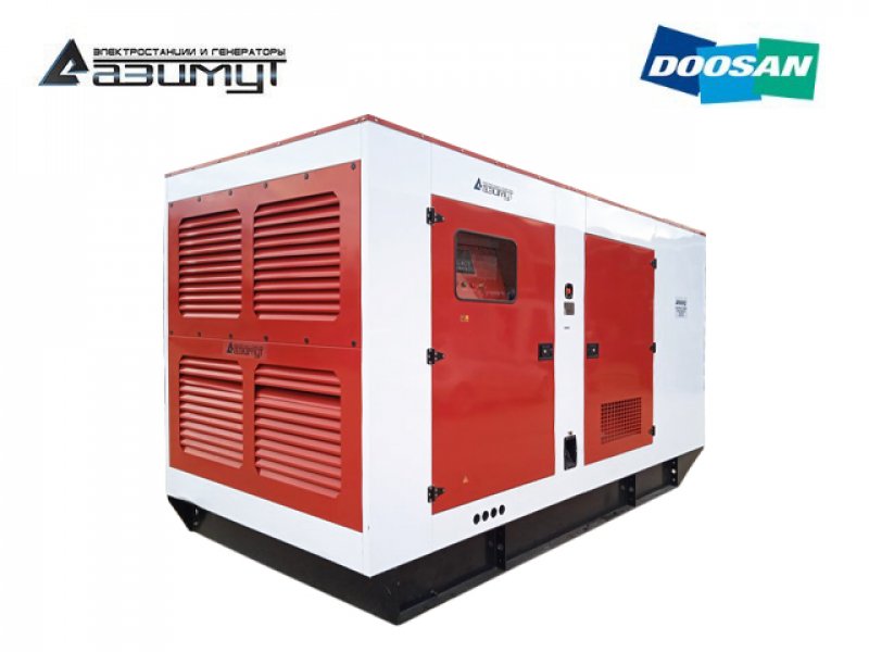 Дизельный генератор 450 кВт Doosan в кожухе АД-450С-Т400-1РКМ17