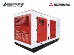 Дизель генератор 450 кВт Mitsubishi (Япония) в кожухе, АД-450С-Т400-1РКМ8