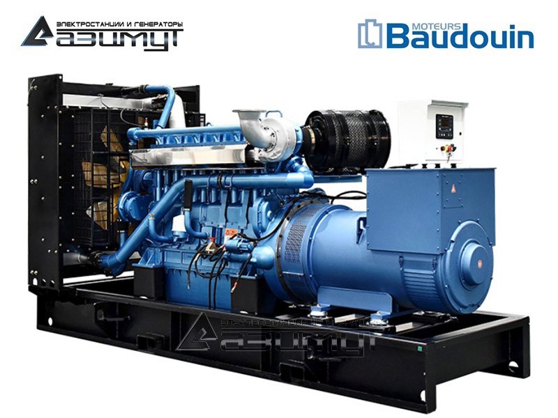 Дизельный генератор 500 кВт Baudouin Moteurs АД-500С-Т400-2РМ9 с АВР