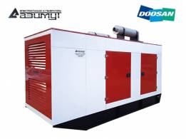 Дизельный генератор 500 кВт Doosan в кожухе АД-500С-Т400-1РКМ17