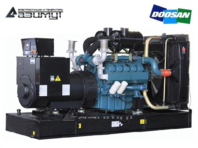 Дизельный генератор 500 кВт Doosan АД-500С-Т400-2РМ17 с АВР